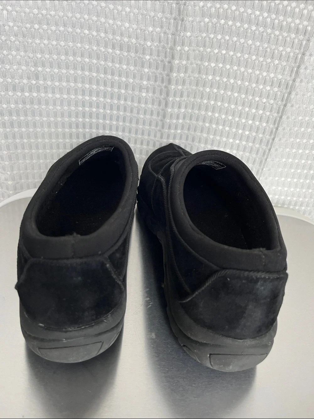 Merrell Jungle Moc Quad Black Suede Slip On Shoes Women 10 EU41 Comfort Casual